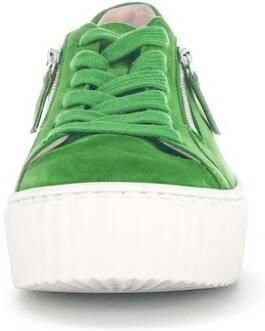 Gabor dames plateausneaker groen - Foto 3