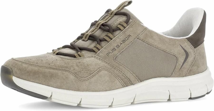 Gabor Pius Gabor Heren Sneaker Taupe Suede - Foto 2