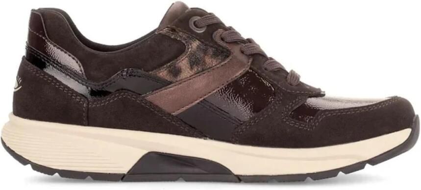 Gabor 0106.03.006 Sneakers Bruin met Brons Leer Lak en Nubuck Dames Bruin - Foto 6
