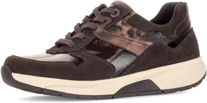 Gabor 0106.03.006 Sneakers Bruin met Brons Leer Lak en Nubuck Dames Bruin - Foto 7