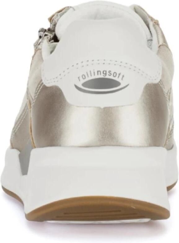 Gabor Rollingsoft Gabor Veterschoen Rolling Soft Rits Beige Goud - Foto 15