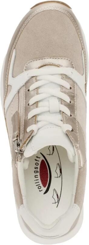 Gabor Rollingsoft Gabor Veterschoen Rolling Soft Rits Beige Goud - Foto 13