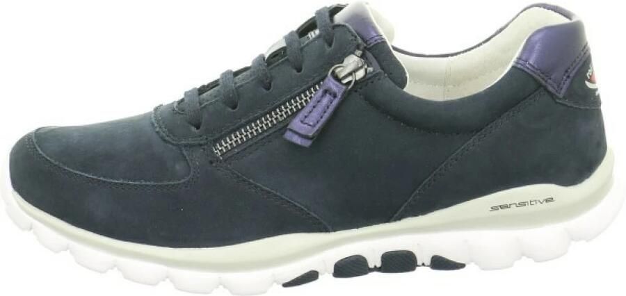 Gabor Rollingsoft Sneakers met sleehak vrijetijdsschoen lage schoen veterschoen met optifit verwisselbare inlegzool - Foto 3