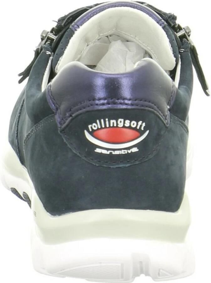 Gabor Rollingsoft Sneakers met sleehak vrijetijdsschoen lage schoen veterschoen met optifit verwisselbare inlegzool - Foto 4