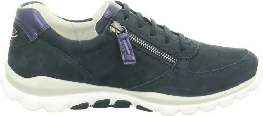 Gabor Rollingsoft Sneakers met sleehak vrijetijdsschoen lage schoen veterschoen met optifit verwisselbare inlegzool - Foto 6