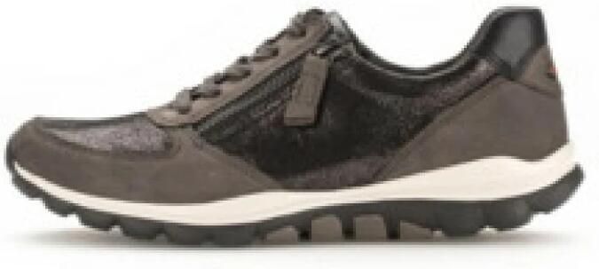 Gabor Rollingsoft Sneaker 36.968.65 Vulcano Antraciet Grijs