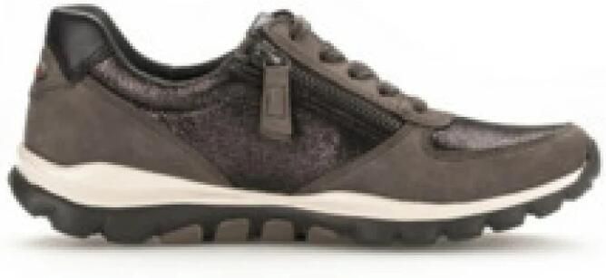 Gabor Rollingsoft Sneaker 36.968.65 Vulcano Antraciet Grijs