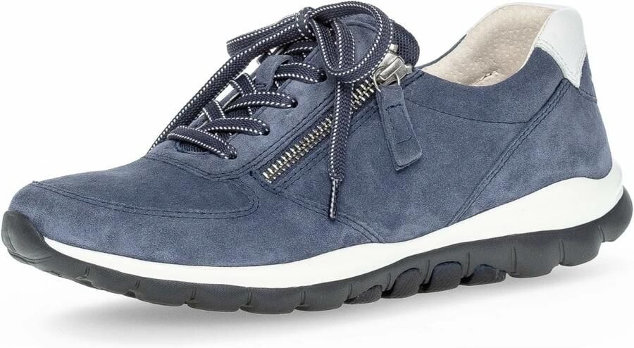 Gabor Dames Sportieve veterschoenen blauw - Foto 12