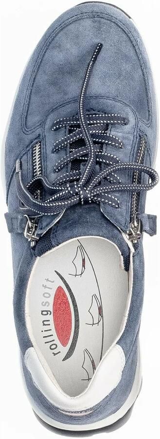 Gabor Dames Sportieve veterschoenen blauw - Foto 14