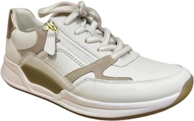 Gabor Rollingsoft Gabor -Rollingsoft- Sneakers- wit Leer art 66.958 52- Dames - Foto 12