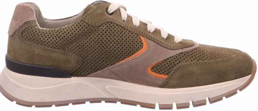 Gabor Rollingsoft Sneakers met sleehak vrijetijdsschoen lage schoen veterschoen met buitenrits g-breedte