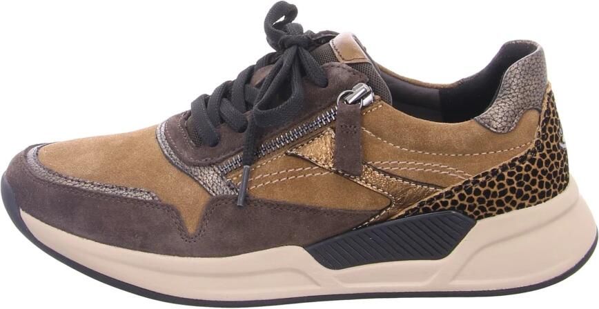 Gabor Rollingsoft Sneakers met sleehak veterschoenen lage schoen vrijetijdsschoen met zijrits - Foto 7