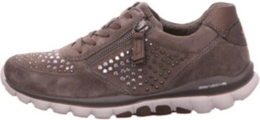 Gabor rollingsoft sensitive 76.968.30 dames wandelsneaker grijs