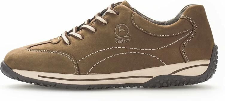 GABOR Sneakers laag kastanjebruin poederroze