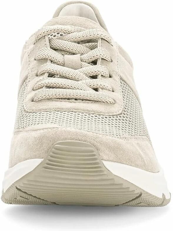 Gabor Rollingsoft Sneakers met sleehak vrijetijdsschoen lage schoen veterschoen logo op de hiel - Foto 2