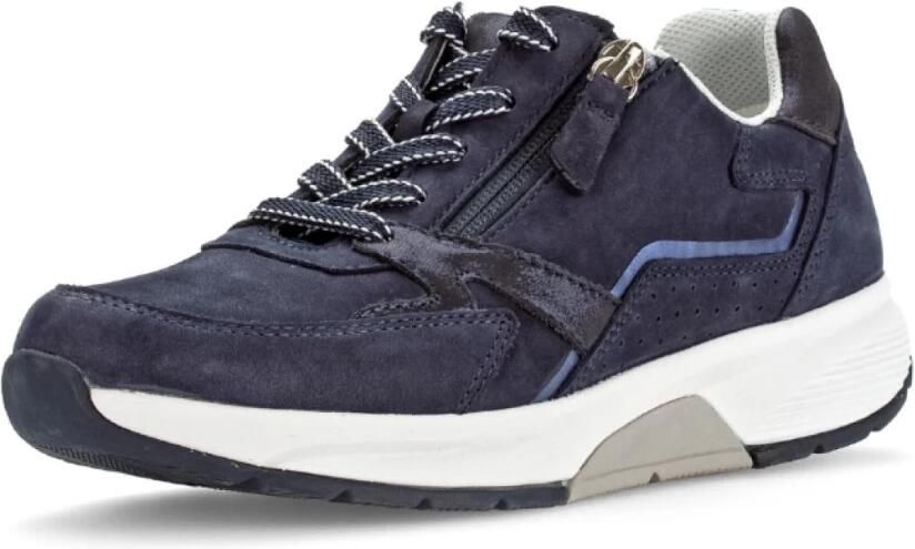 Gabor Rollingsoft Sneakers met sleehak met optifit verwisselbare binnenzool vrijetijdsschoen lage schoen veterschoen - Foto 14