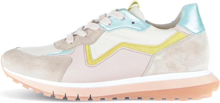 Gabor Dames sneakers Artikel 86.375.54 creme limone mint - Foto 2