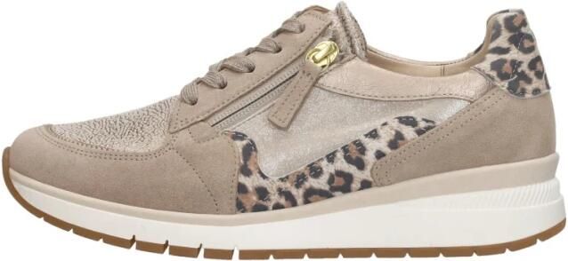 GABOR Lage Sneakers Dames 307 Maat: 38 Materiaal: Suède Kleur: Beige - Foto 6