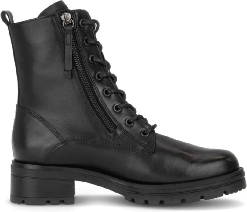 Gabor 8027.03.001 Enkellaarzen Zwart Leer Dames Zwart