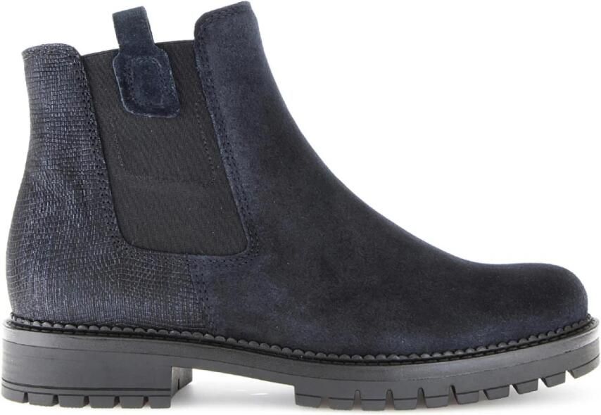 Gabor enkellaars 72.720.46 blauw Wijdte H