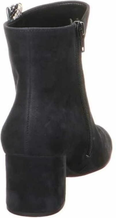 Gabor Blauwe Velvet Enkellaarzen Best Fitting Blue Dames - Foto 5