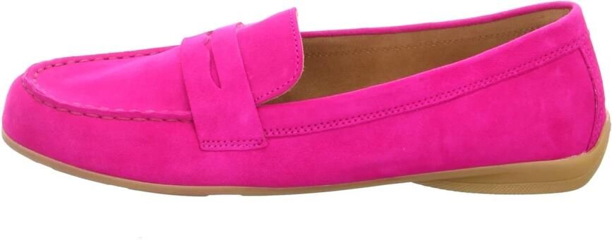 Gabor Roze Velours Slipper met Platte Rubberen Zool - Foto 4