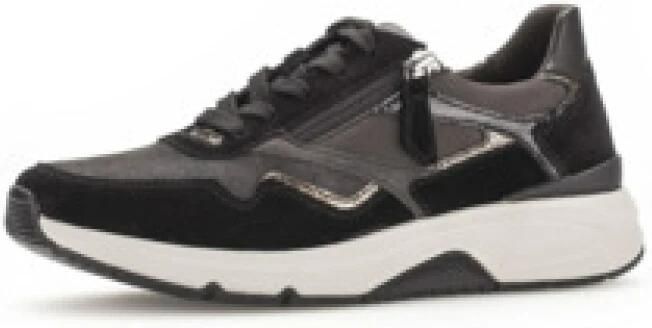 Gabor Comfortabele Rollingsoft Sneaker voor Dames Black Dames - Foto 3