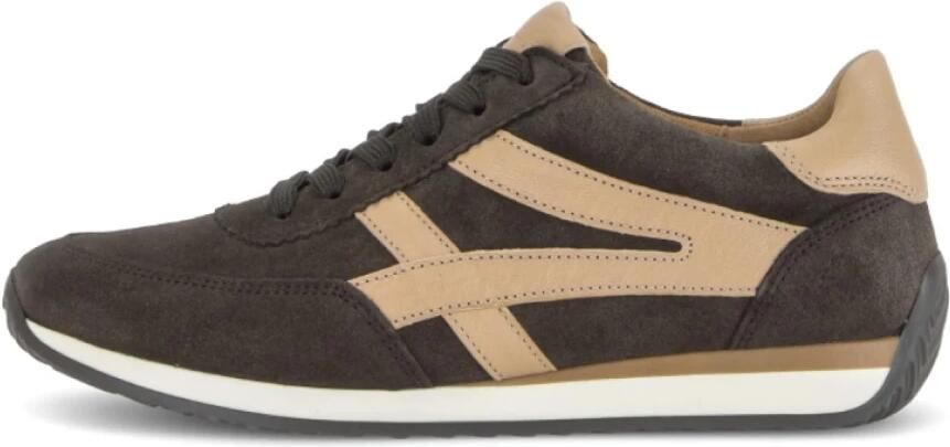 Gabor Best Fitting dames sneaker Bruin multi