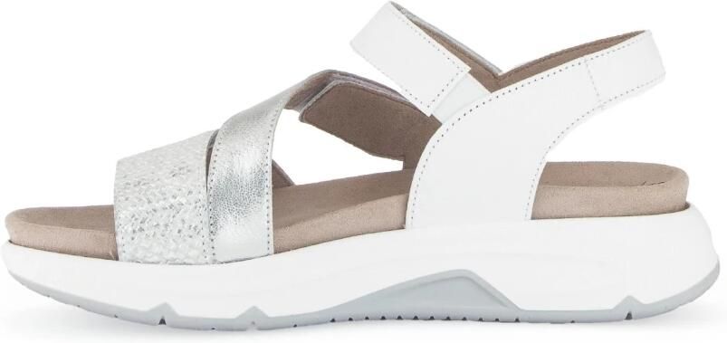 Gabor Rollingsoft Gabor Rolling Soft Leren Dames Sandalen Wit - Foto 7