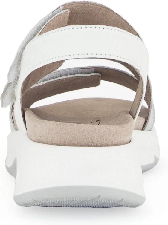 Gabor Rollingsoft Gabor Rolling Soft Leren Dames Sandalen Wit - Foto 4