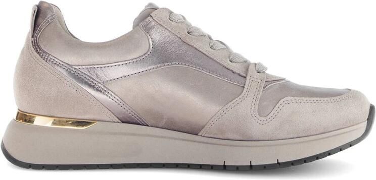 Gabor Sneaker 76.466.65 Silk Taupe Combi -Wijdte H-dames - Foto 5