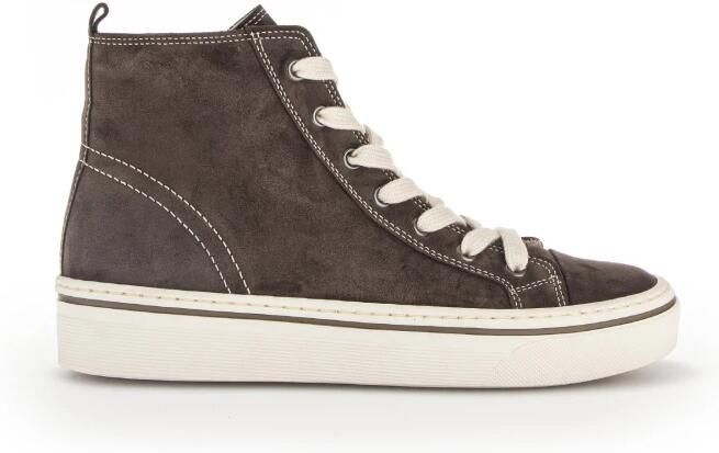 Gabor Velvet High-Top Sneakers