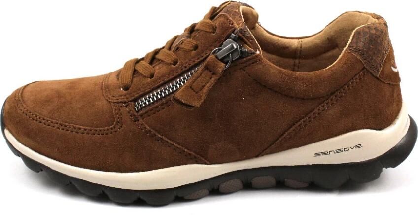 Gabor rollingsoft sensitive 76.968.35 dames wandelsneaker bruin - Foto 3
