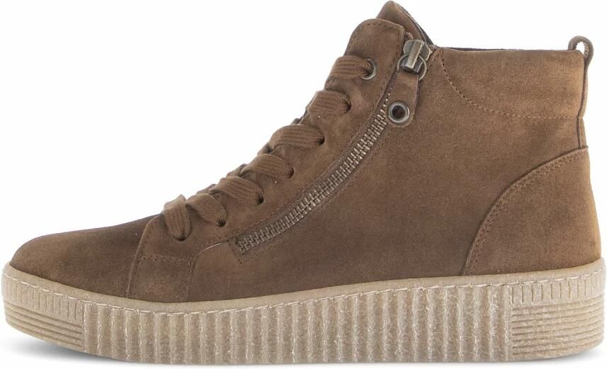 Gabor Sneakerboots plateau enkellaarsjes veterschoenen met best fitting functie