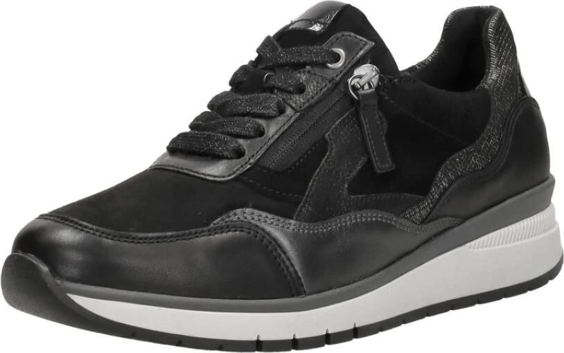 Gabor Sneakers met sleehak Capri vrijetijdsschoen lage schoen veterschoen in k-breedte (= extra breed) - Foto 4