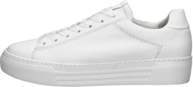 GABOR Lage Sneakers Dames 460.1 Maat: 39 Materiaal: Leer Kleur: Wit - Foto 10