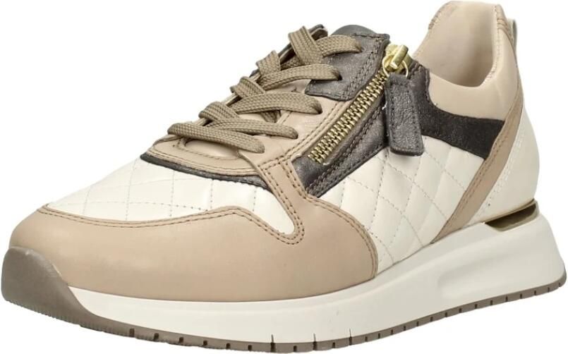 Gabor 96.446.63 Off White combi dames sneaker met rits en uitneembaar voetbed - Foto 6