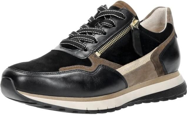 GABOR Lage Sneakers Dames 378 Maat: 39 Materiaal: Leer Kleur: Zwart - Foto 10