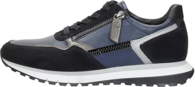 GABOR Lage Sneakers Dames 438 Maat: 37 Materiaal: Leer Kleur: Blauw - Foto 8