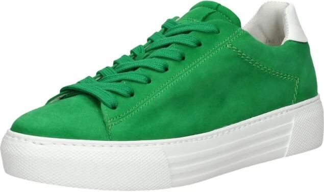 Gabor Sneaker van suède met rits en uitneembaar voetbed Gray Heren - Foto 15