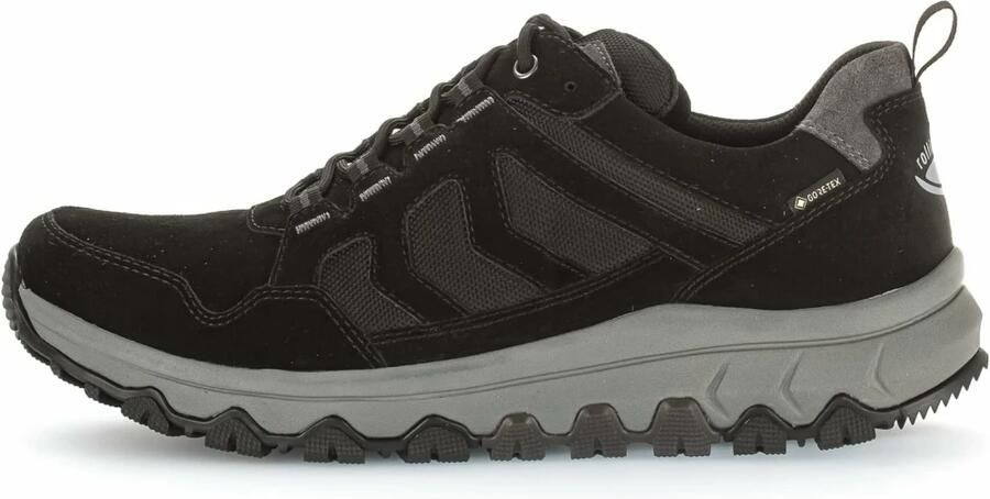 Gabor Rollingsoft Sneakers laag antraciet zwart