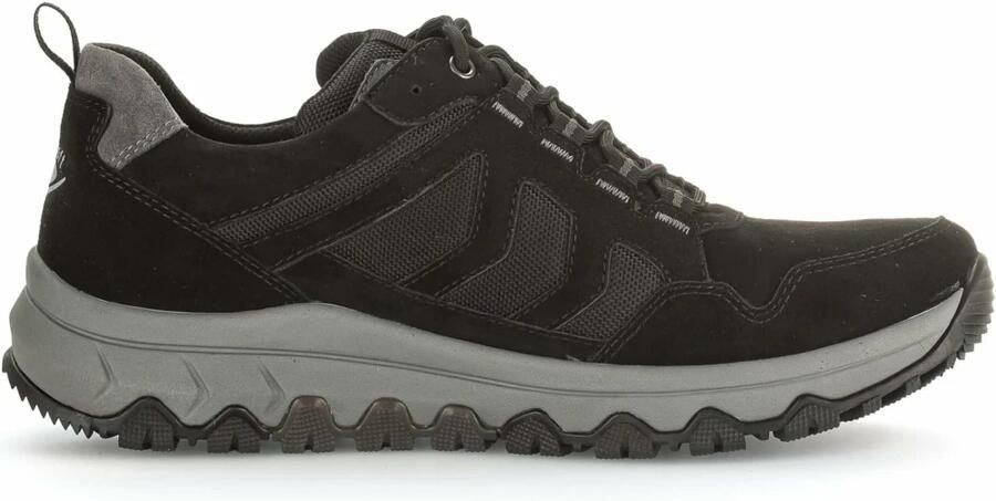 Gabor Rollingsoft Sneakers laag antraciet zwart - Foto 1