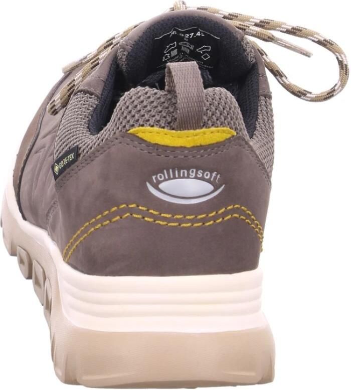Gabor rollingsoft sensitive 96.927.45 dames rollende wandelsneaker bruin waterdicht - Foto 2