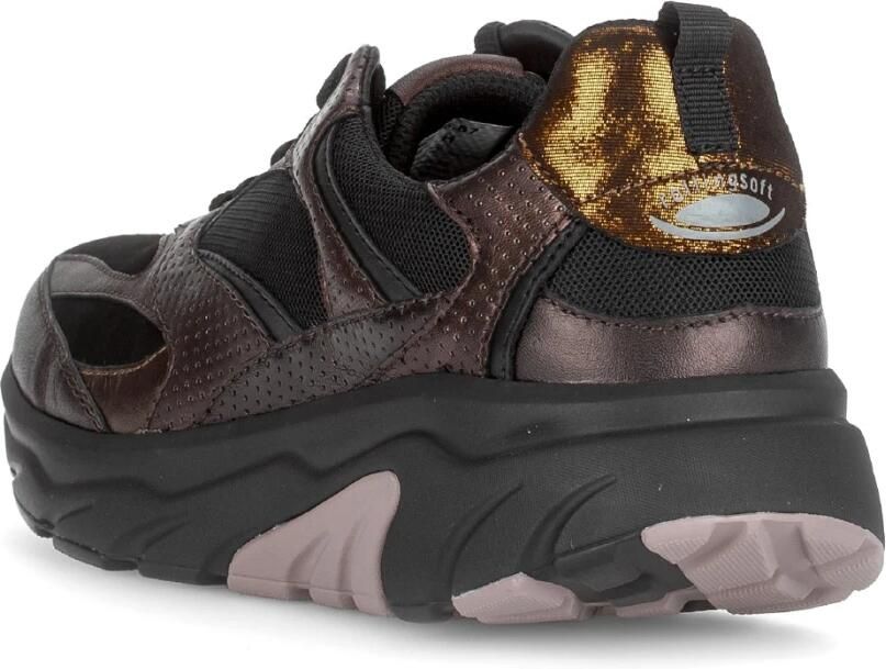 Gabor rollingsoft sensitive 76.936.87 dames rollende wandelsneaker multikleur