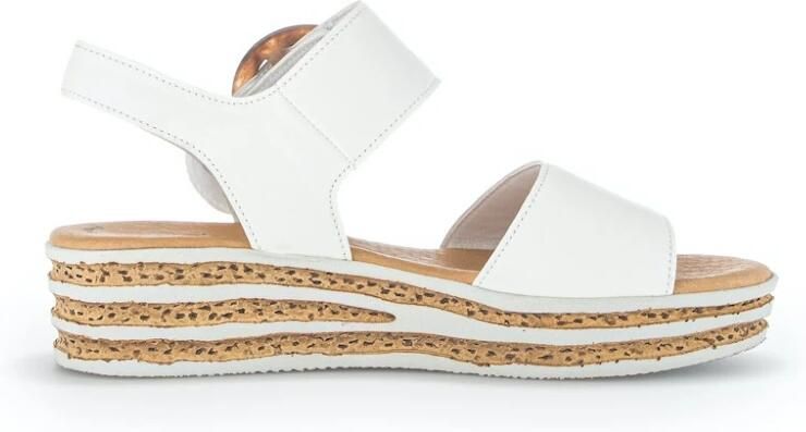 Gabor Sleehaksandaaltjes zomerschoen bandjessandaal klittenbandsluiting onder de decoratieve gesp - Foto 8