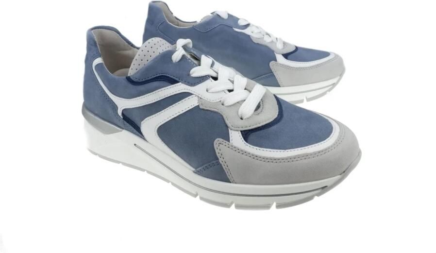 Gabor 86.585 86.585.36 Blauw combi sneaker wijdte H - Foto 5