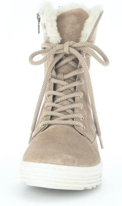 Bruin Tinten 771.2 Veterboots Laarzen Met Veters Dames Taupe - Foto 3