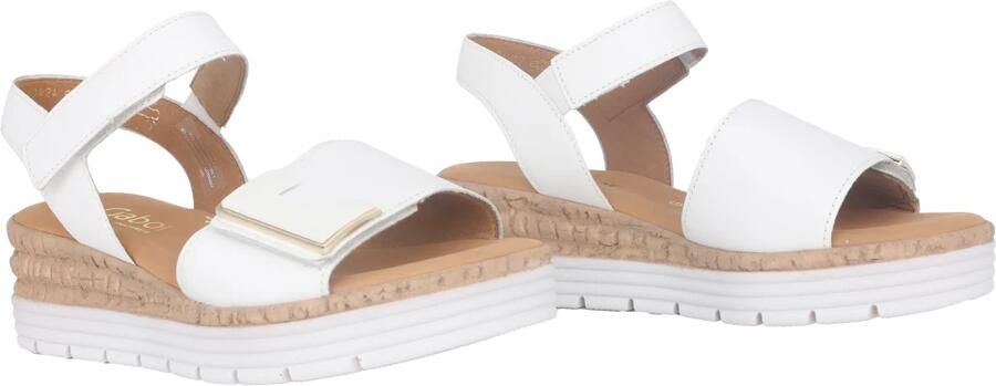 Gabor Witte Leren Dames Sandalen Collectie