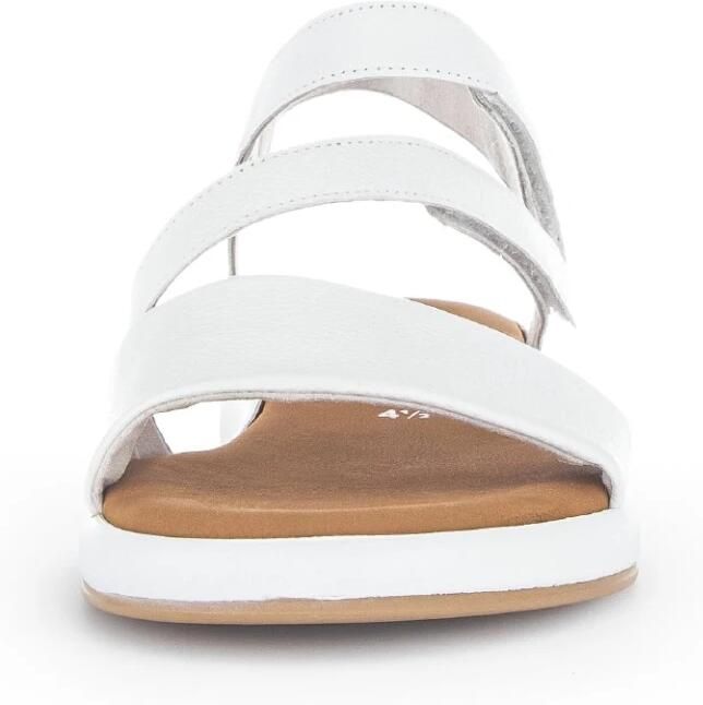 Gabor Witte leren sandalen - Foto 2