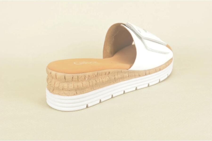 Gabor Witte Slip-On Velcro Schoenen